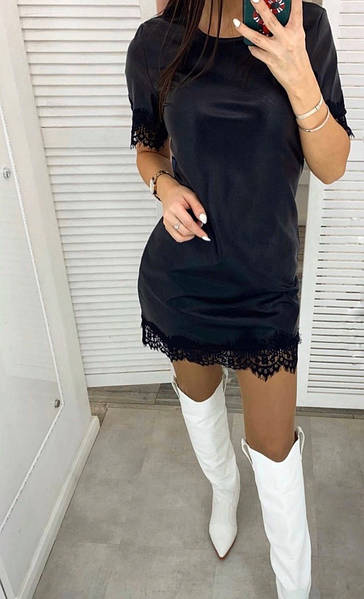 Сукня з екошкіри "Secret"