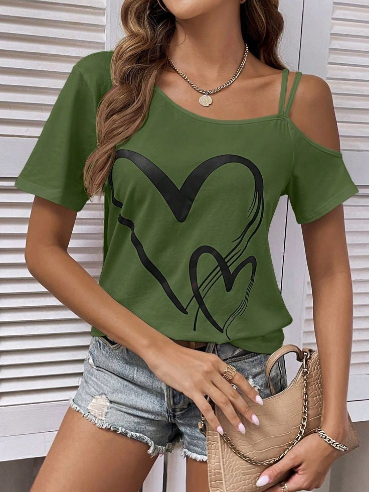 Блузка з відкритим плечем "Elis"