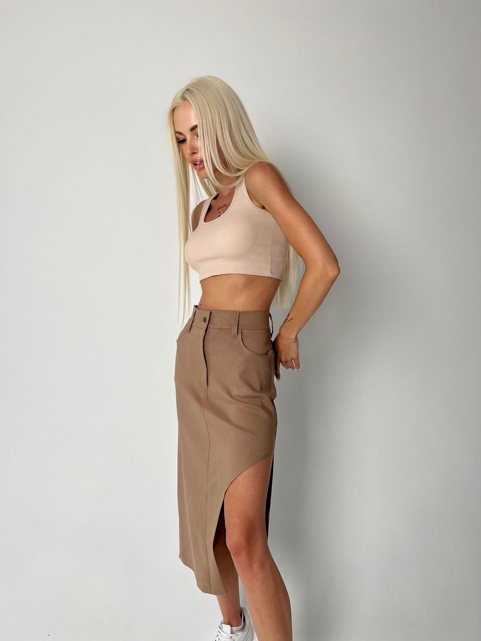 Спідниця з фігурним розрізом "West"