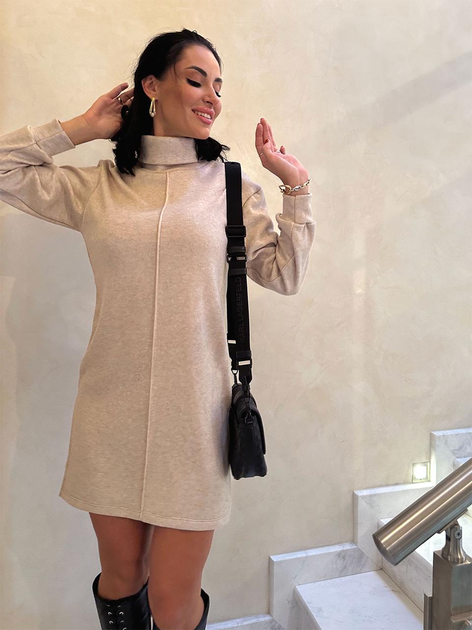 Тепла сукня з розрізами "Kleo"