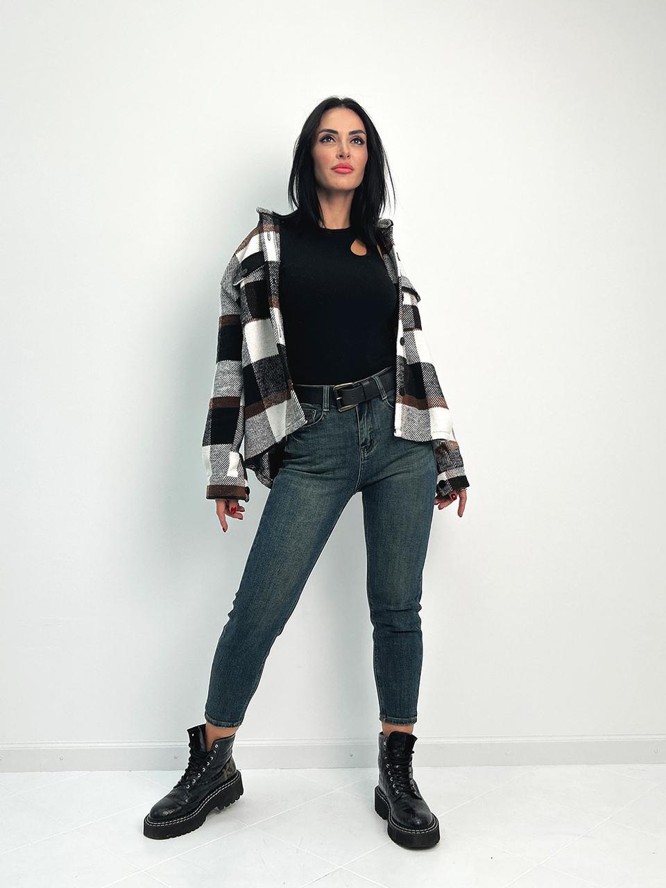 Тепла сорочка в клітинку "Elba"