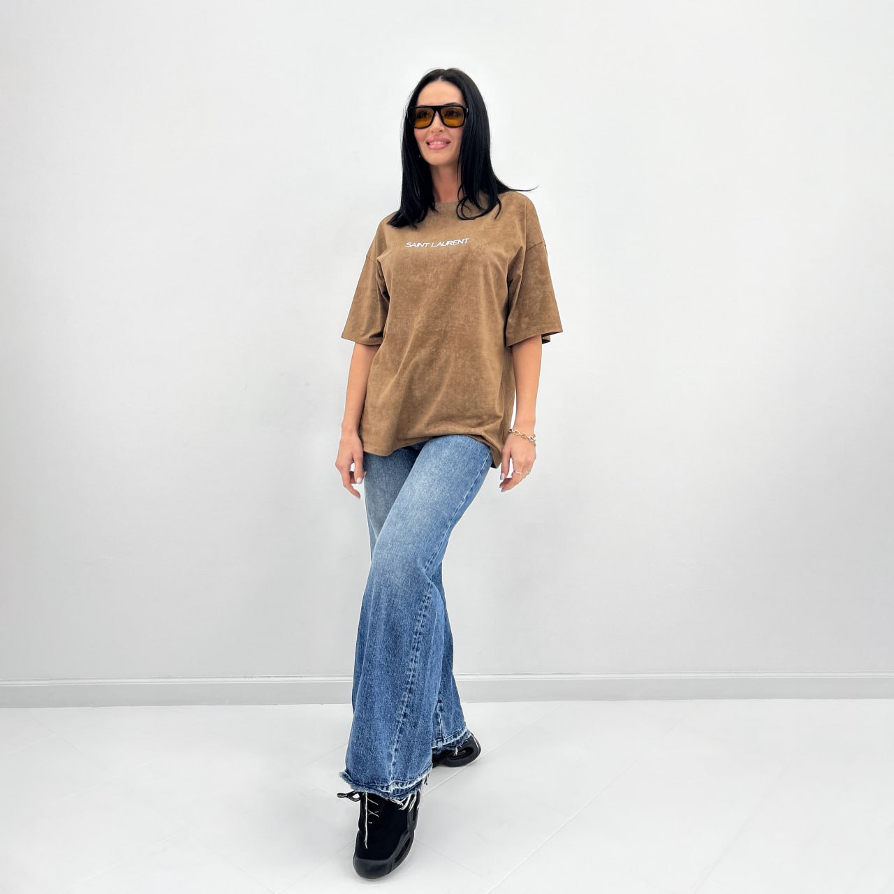 Базова футболка з написом "Saint" (Турція)