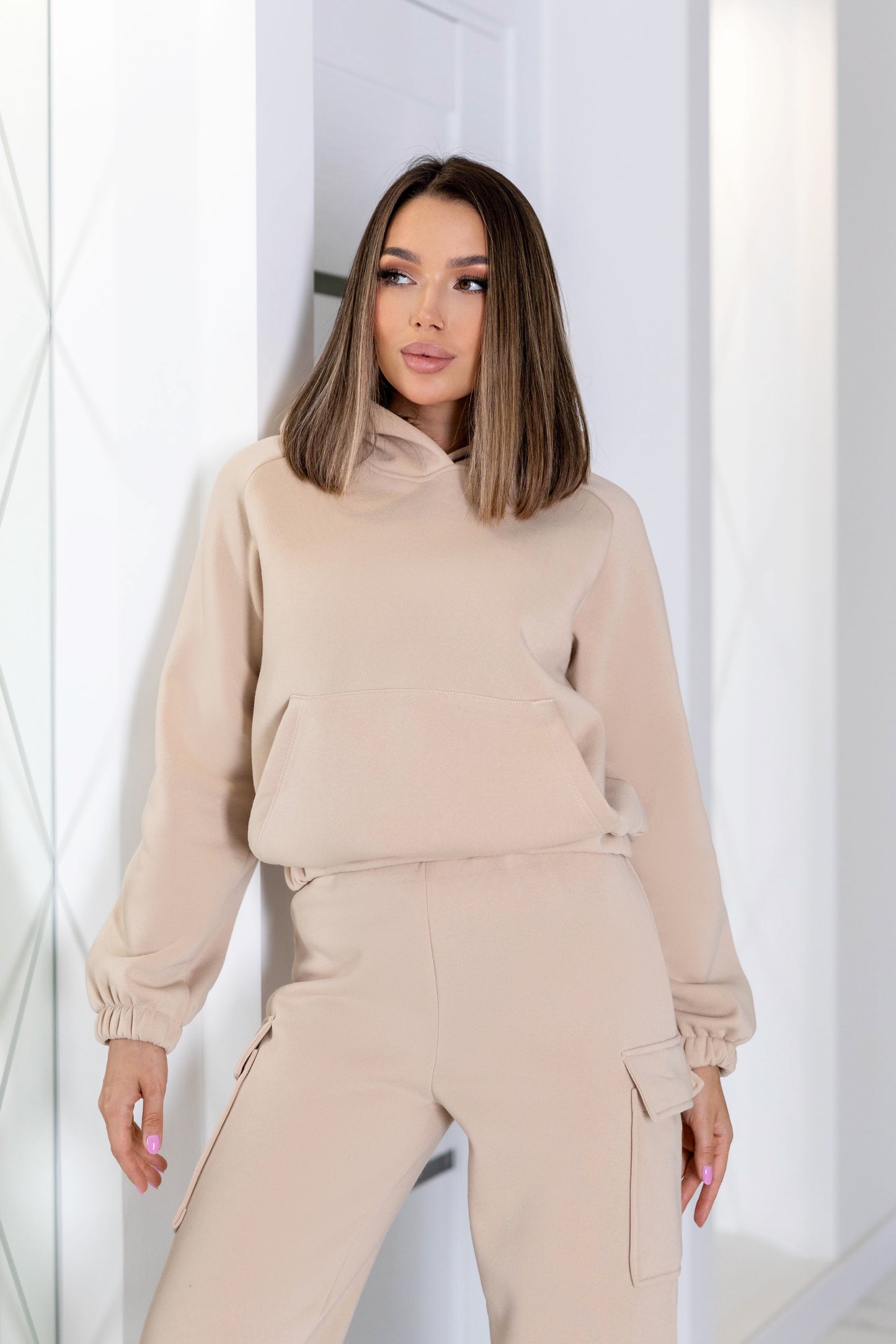 Теплий спортивний костюм зі штанами карго "Human"