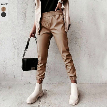 Штани-джогери з екошкіри "Bennett"