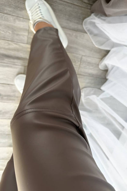 Демісезонні штани з екошкіри "Richy"