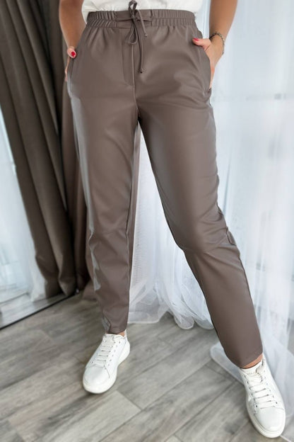 Демісезонні штани з екошкіри "Richy"