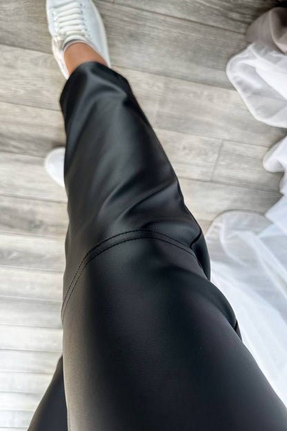 Демісезонні штани з екошкіри "Richy"