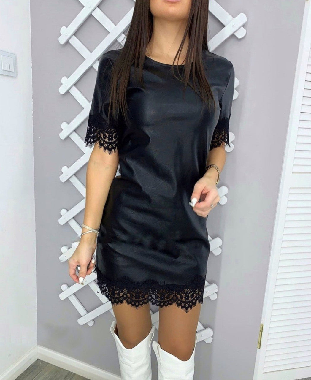 Сукня з екошкіри "Secret"