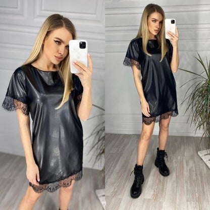 Сукня з екошкіри "Secret"