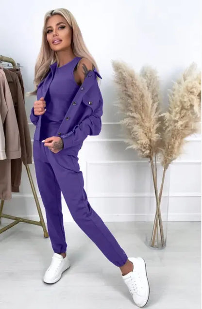 Жіночий трикотажний костюм трійка "Amalfi"