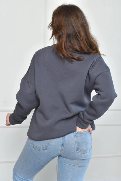 Базовий однотонний світшот "Stand"