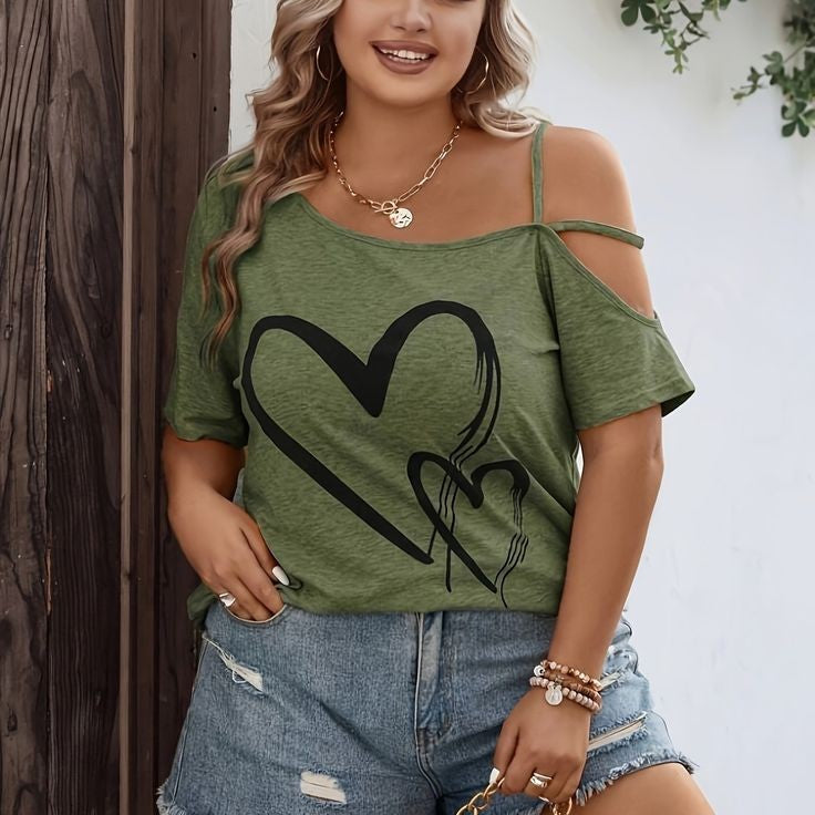 Блузка з відкритим плечем "Elis"