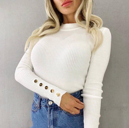 Трикотажний гольф з кнопками "Lissom"