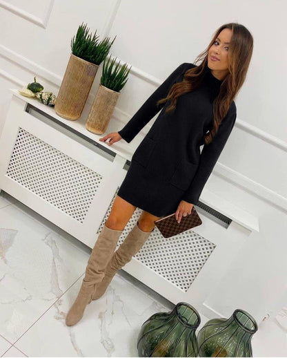 Тепла сукня з двосторонньої ангори "Debra"