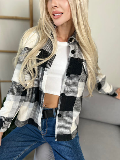 Тепла сорочка в клітинку "Elba"