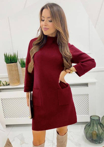 Тепла сукня з двосторонньої ангори "Debra"