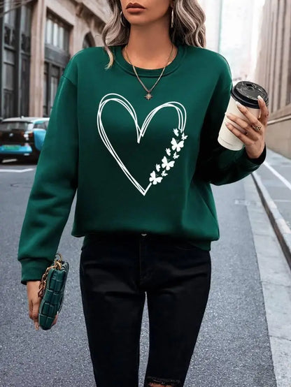 Світшот з накаткою "Heart"