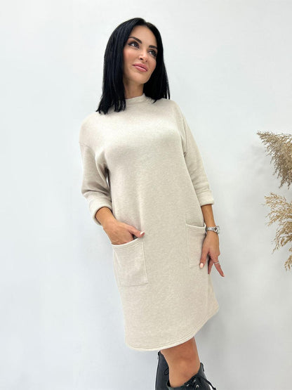 Тепла сукня з двосторонньої ангори "Debra"