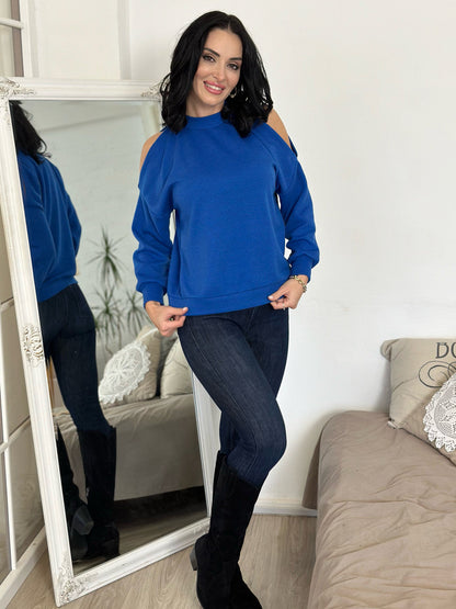 Ангорова кофта з розрізами "Girl"