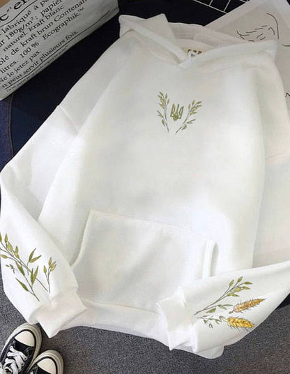 Худі з патріотичним принтом "Grass"