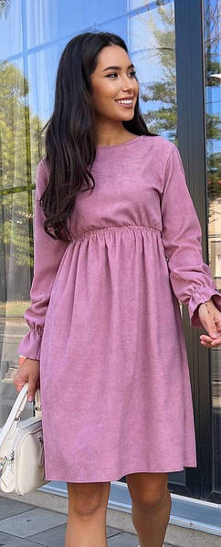 Вельветова сукня із завищеною талією "Wesley"