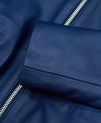 Демісезонна куртка-жакет з екошкіри "Delmar"