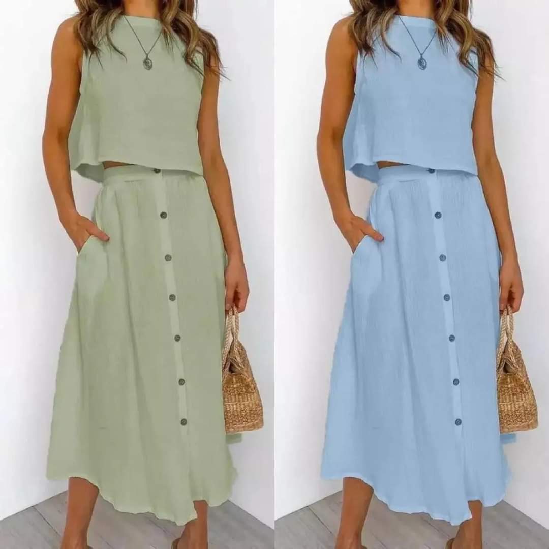 Літній костюм зі спідницею "Holiday"