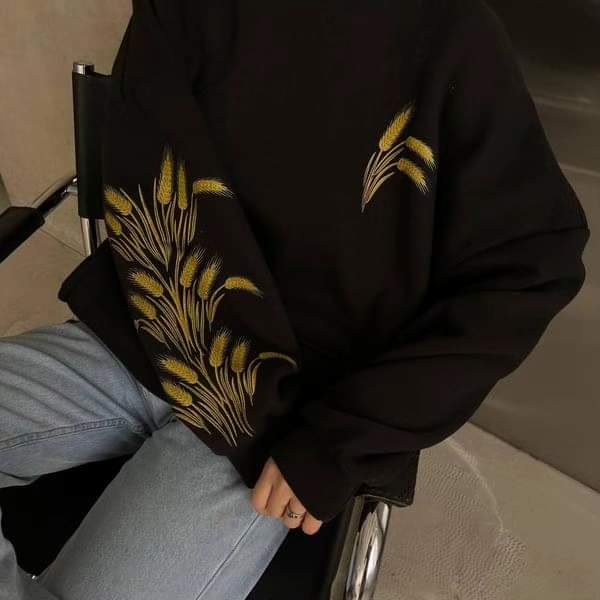 Демісезонний  худі з принтом "Seed"