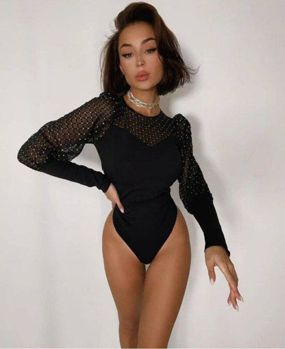 Боді з об'ємними рукавами "Diamond"