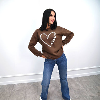 Світшот з накаткою "Heart"