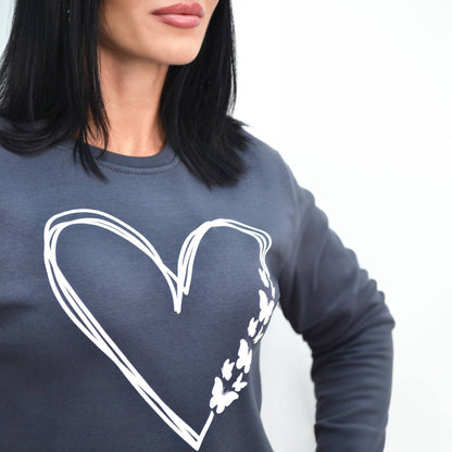 Світшот з накаткою "Heart"