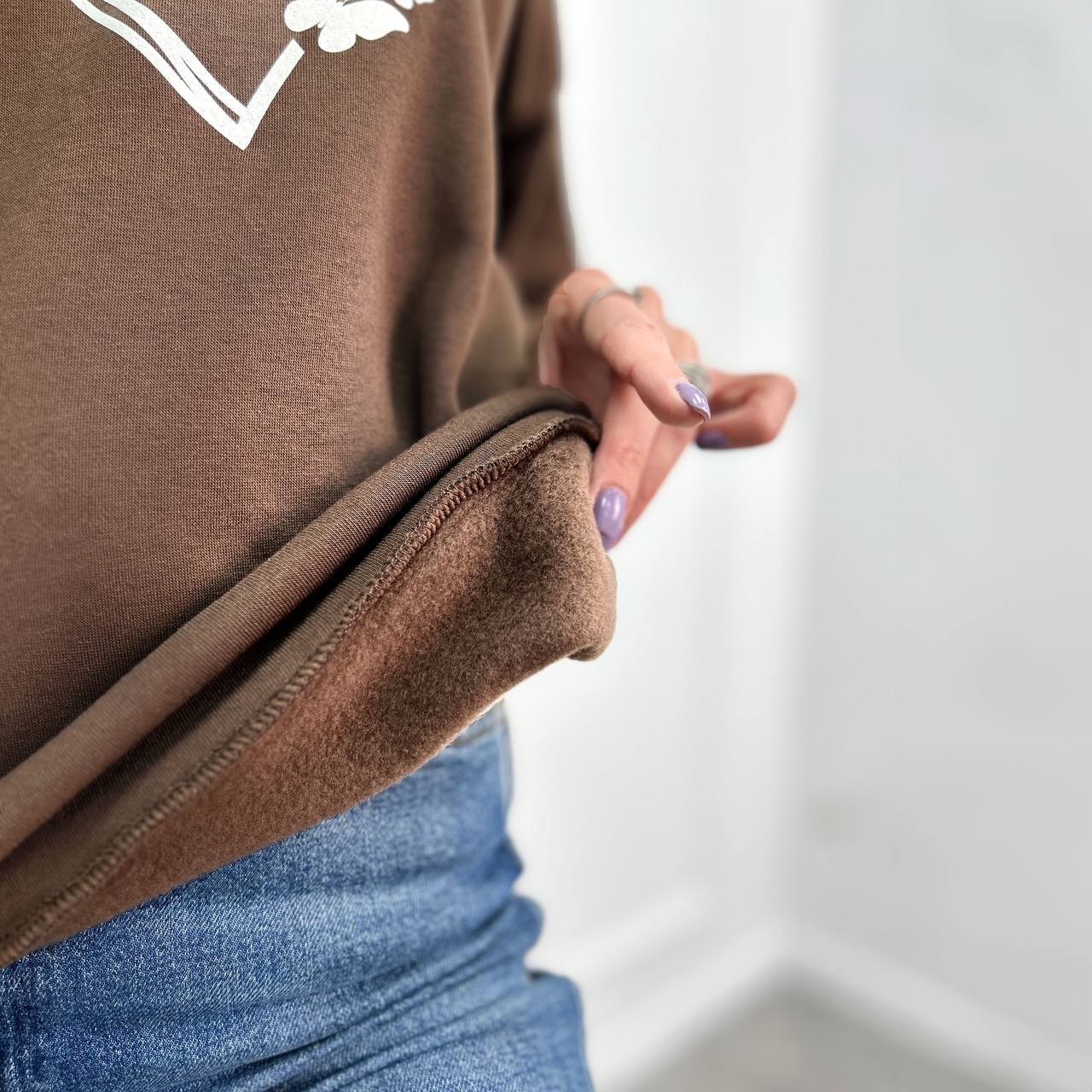 Світшот з накаткою "Heart"