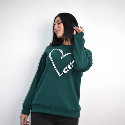 Світшот з накаткою "Heart"