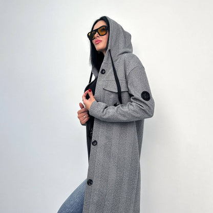 Кашеміровий кардіган з капюшоном "Dila"