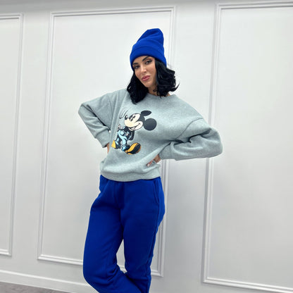 Двокольоровий спортивний костюм з шапкою "Minnie"
