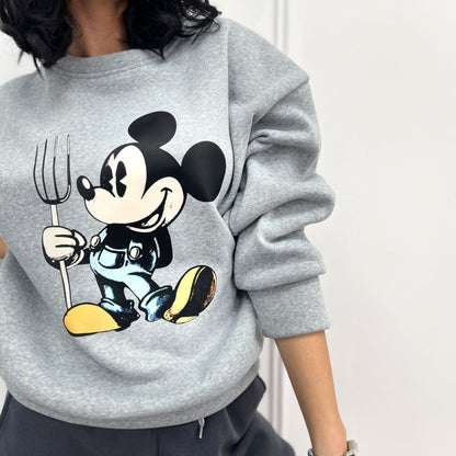 Двокольоровий спортивний костюм з шапкою "Minnie"