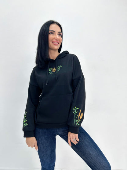 Худі з патріотичним принтом "Grass"