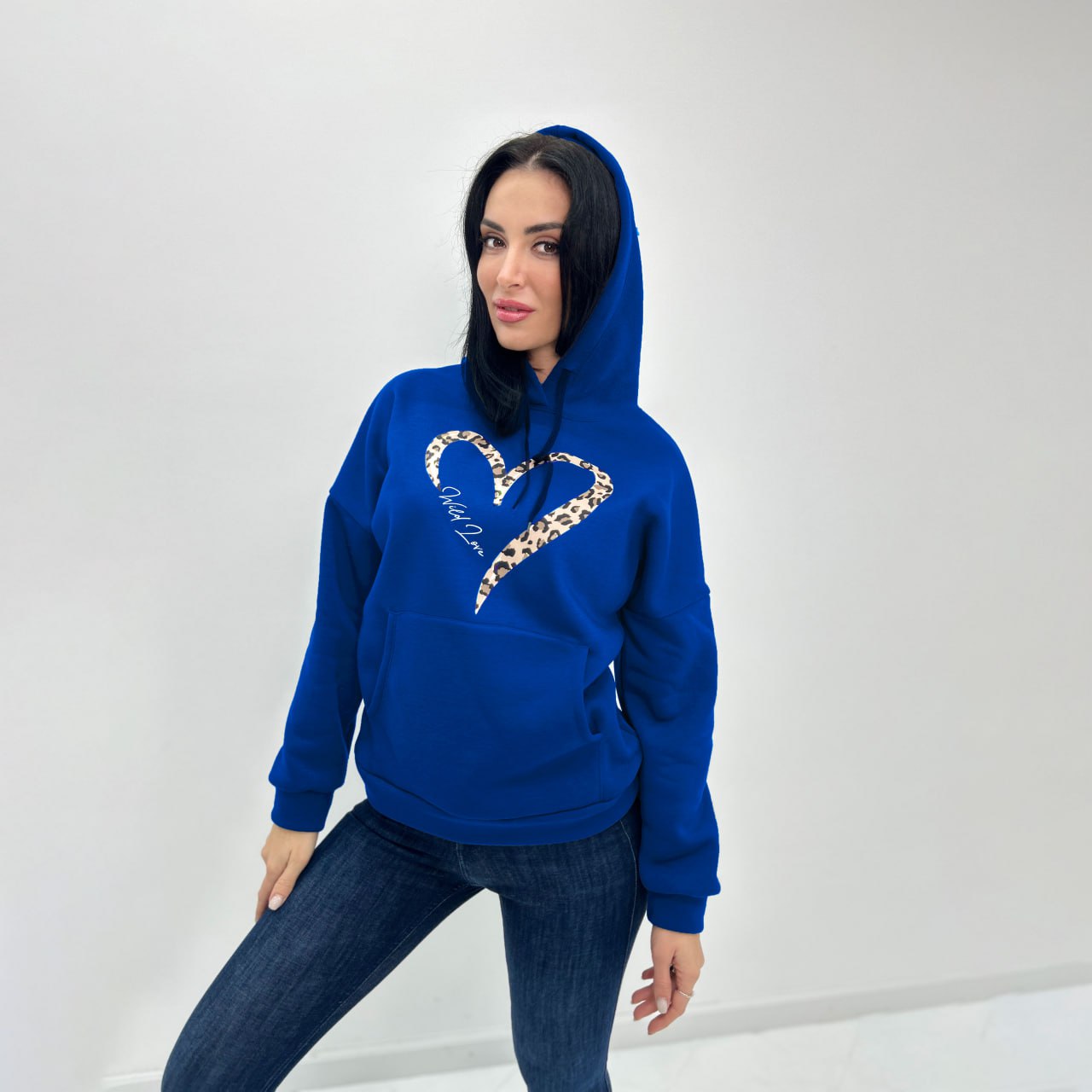 Батник з капюшоном "Amour"