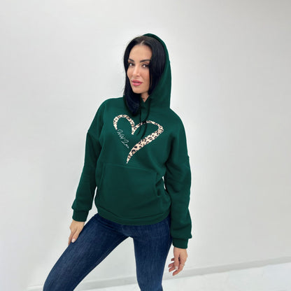 Батник з капюшоном "Amour"