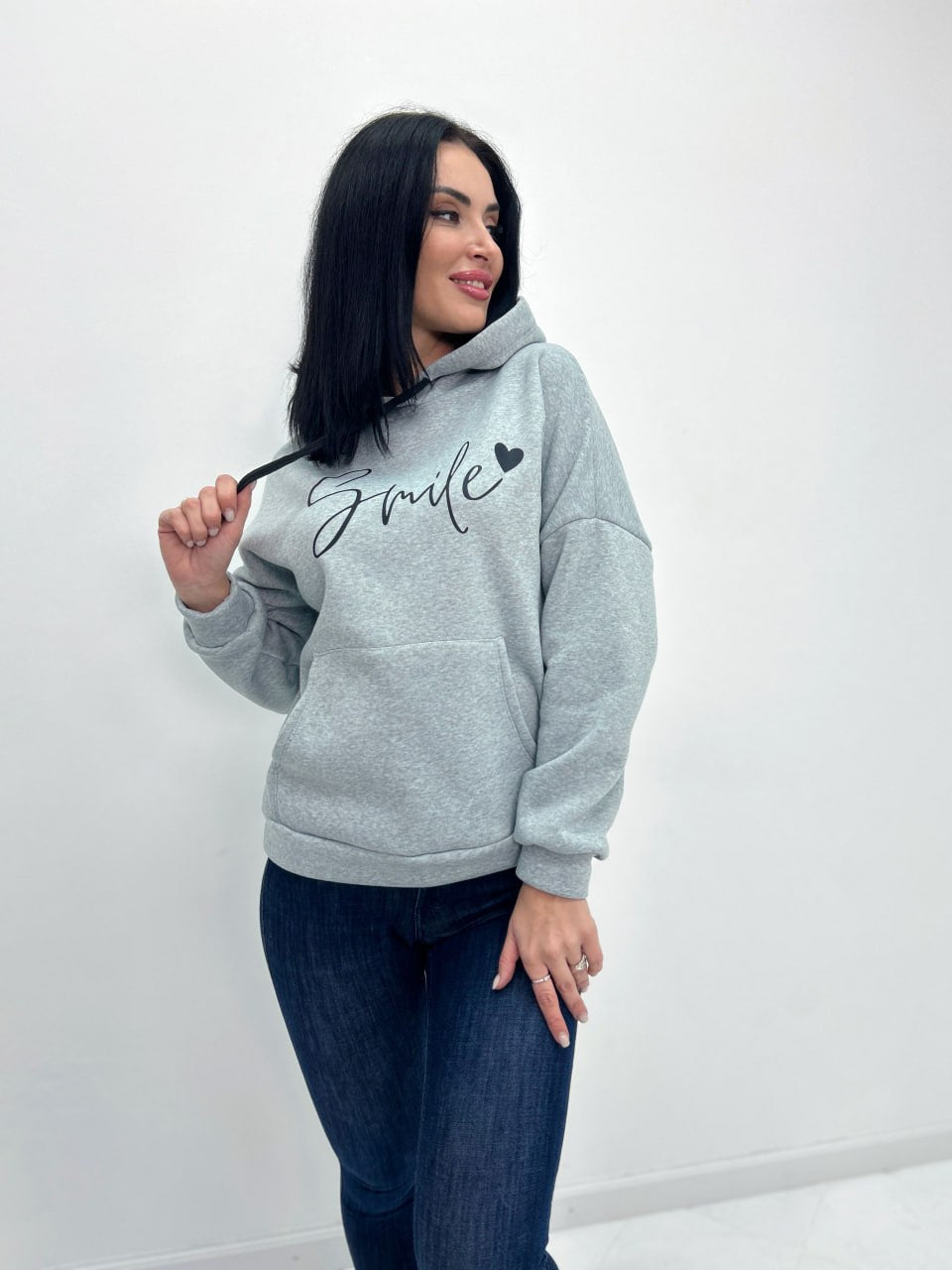 Худі з принтом "Smile"