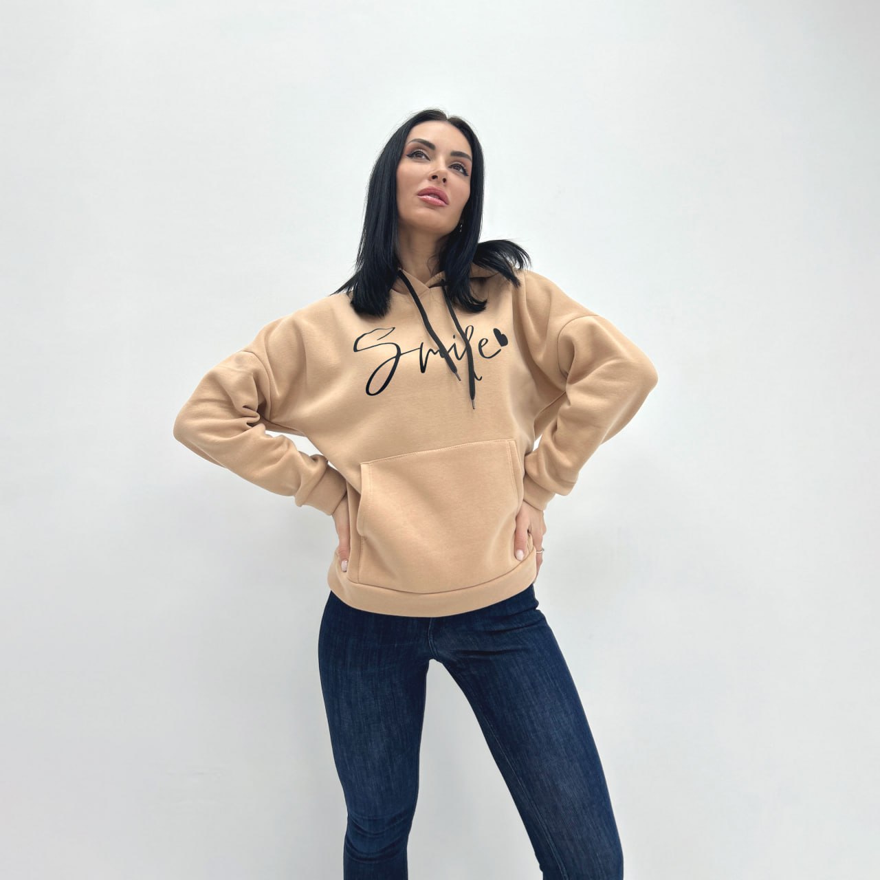 Худі з принтом "Smile"