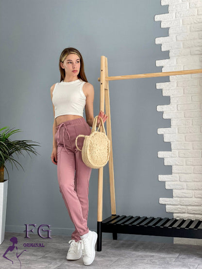 Брюки з високою посадкою "Indigo"