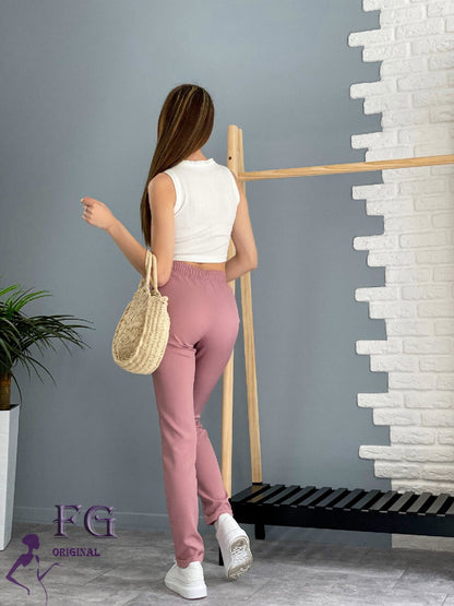 Брюки з високою посадкою "Indigo"