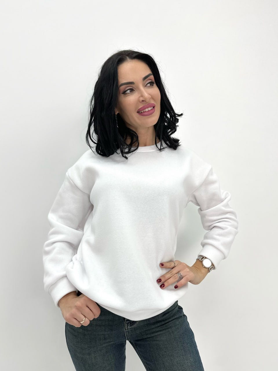 Базовий однотонний світшот "Stand"