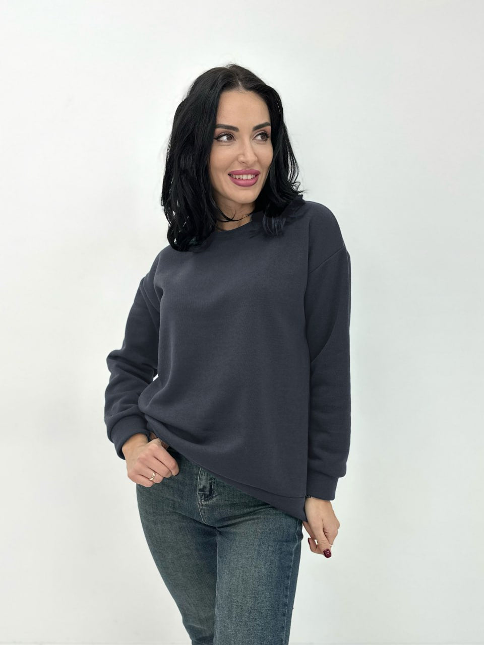 Базовий однотонний світшот "Stand"