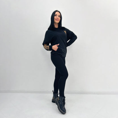 Демісезонний  худі з принтом "Seed"