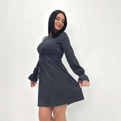 Вельветова сукня із завищеною талією "Wesley"