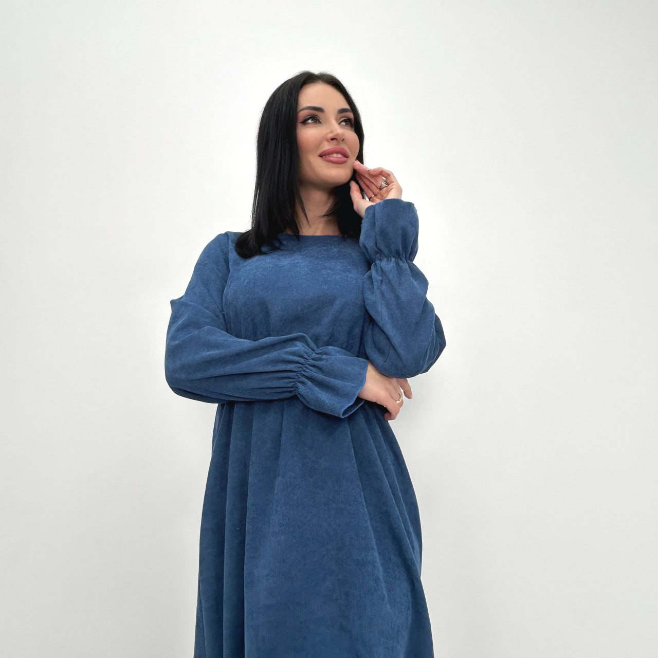 Вельветова сукня із завищеною талією "Wesley"