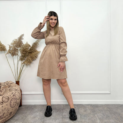 Вельветова сукня із завищеною талією "Wesley"