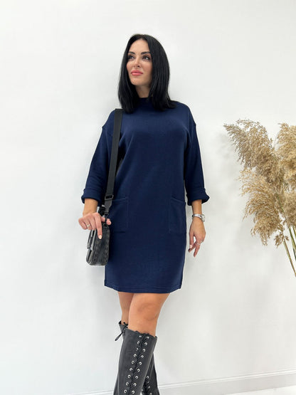 Тепла сукня з двосторонньої ангори "Debra"